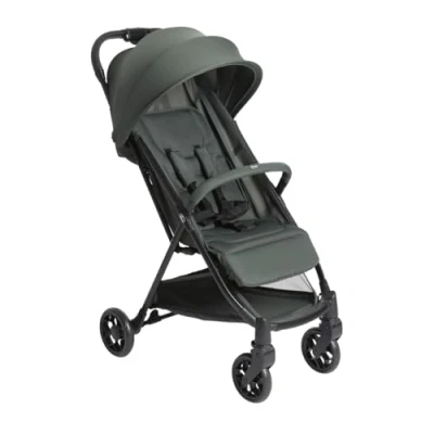 Abbildung von Chicco Urbino Kinderwagen Ab Geburt bis 4 Jahren (max. Belastbarkeit 25 kg), Praktisch und leicht, Zusammenklappbarer Buggy,Einhandverschluß, Verstellbare Rückenlehne Fußstütze, Verdeck, Grün