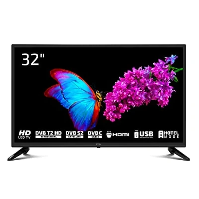 Abbildung von DYON Enter 32 Pro X2 80 cm (32 Zoll) Fernseher (Triple Tuner (DVB C/ S2/ T2), Hotelmodus, USB Media Play.) [Modelljahr 2022], Schwarz…