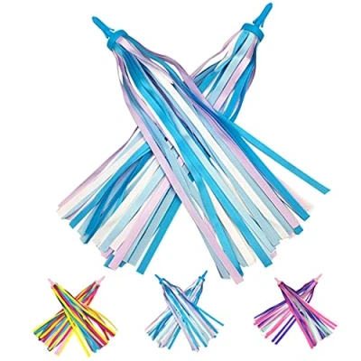 Abbildung von PLATT Lenkerfransen Streamer Bändchen für Fahrrad,Roller Lenker Fahrrad Griffe Ribbon,1 Paar