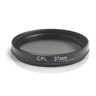 Abbildung von Ares Foto® CPL Zirkular Polfilter Polarisationsfilter, optisches Glas &amp; Aluminium. Für Canon Sony Nikon Fujifilm Pentax Tamron Sigma Leica Olympus Panasonic (37mm)