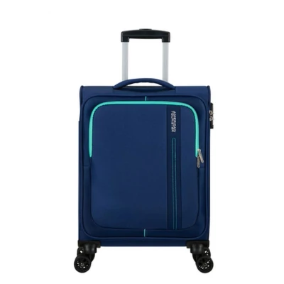 Abbildung von American Tourister Sea Seeker Spinner 55/20 Tsa 55 Combat Navy Koffer mit 4 Rollen Weichgepäck