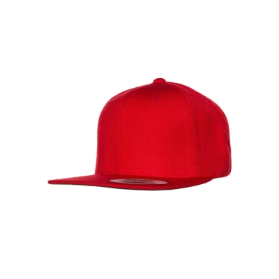 Abbildung von Yupoong Unisex Classic Snapback Cap Kappe, red, Einheitsgröße