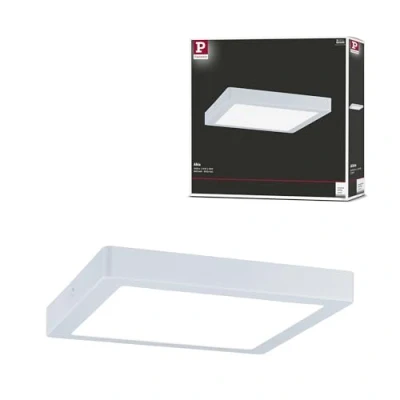 Abbildung von Paulmann 71022 LED Panel Abia 300x300mm eckig Tageslichtweiß Weiß Lichtpanel Kunststoff Deckenpanel 4000 K