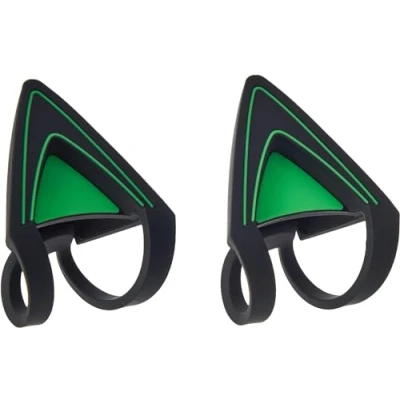 Abbildung von Razer Kitty Ears Katzenohren Kraken Headsets (Passend Kraken, Verstellbar, Wasserdicht) Grün