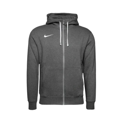 Abbildung von Nike Herren M Nk Flc Park20 Fz Hoodie Sweatshirt, Charcoal Heathr/White/White, EU
