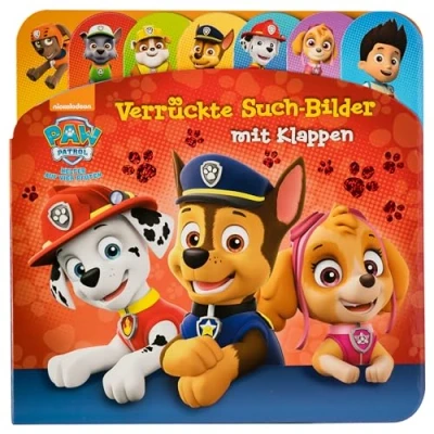 Abbildung von PAW Patrol Verrückte Such Bilder mit Klappen Pappbilderbuch 20 und Register Wimmelbuch für Kinder ab 18 Monaten