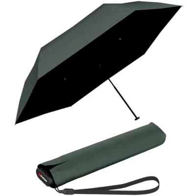 Abbildung von Knirps Taschenschirm US.050 Ultra Light Slim Manual mit UV und Hitzeschutz forest