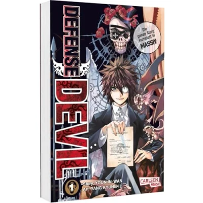 Abbildung von Defense Devil Massiv 1: Action Manga ab 12 Jahren über einen dämonischen Anwalt der Unterwelt in 2 1 Edition
