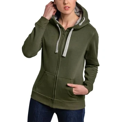 Abbildung von HRM Damen Jacket F Hoodie, Olive, L EU