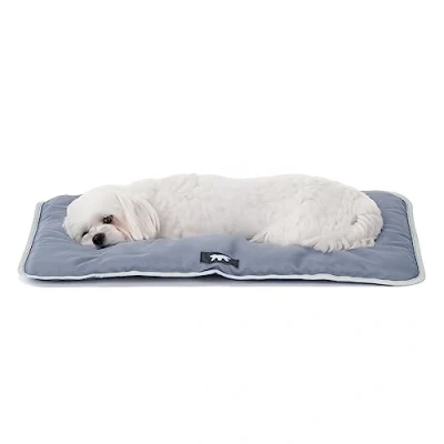 Abbildung von Ferplast Hundematte &amp; Katzenmatte Klein Waschbares Hundebett Hundekissen Wasserdicht Kratzfest Matte für Hundehütten und Auto, Hundekorb Jolly 57 x 38 cm, S, GRAU