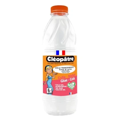 Abbildung von Cléopatre Transparenter Kleber Nachfüllpackung Einfache, präzise und gleichmäßige Anwendung Lösungsmittelfrei, Reinigung mit Wasser Ab 6 Jahren 1 KG