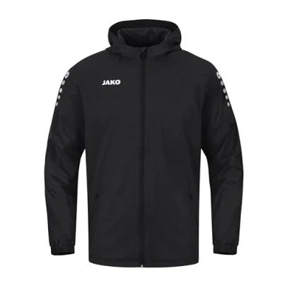 Abbildung von JAKO Regenjacke / wasserabweisende Jacke für Kinder, Größe: 164, Schwarz