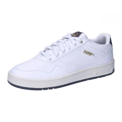 Abbildung von PUMA Unisex Court Classic Sneaker, White Galactic Gray Gold, 38.5 EU