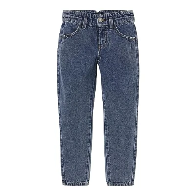 Abbildung von NAME IT Mädchen Nkfbella Dnm 2700 Hw An Mom Pant Noos Hose, Medium Blue Denim, 152 EU