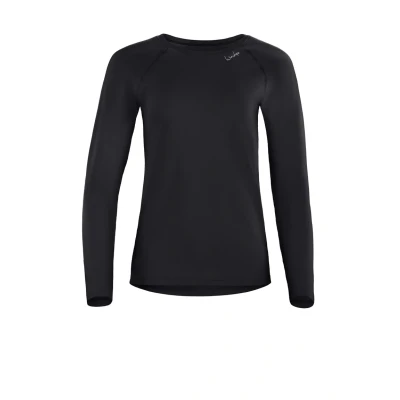 Abbildung von Winshape Damen Light and Soft Long Sleeve Top Aet118ls Yoga Shirt, Schwarz, M EU