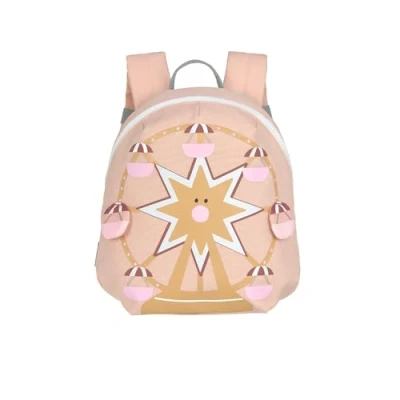 Abbildung von LÄSSIG Kleiner Kinderrucksack für Kita Kindertasche Krippenrucksack mit Brustgurt, 20 x 9.5 24 cm, 3,5 L/Tiny Backpack Ferris Wheel