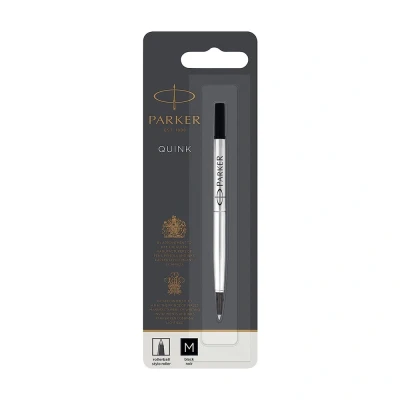 Abbildung von PARKER Tintenroller Mine Spitze Medium Schwarz Blisterpackung X 1