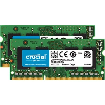 Abbildung von Crucial RAM CT2KIT102464BF160B 16GB Kit (2x8GB) DDR3 1600 MHz CL11 Laptop Speicher