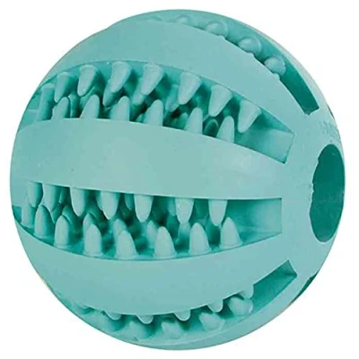 Abbildung von Trixie, Hund, Denta Fun Ball, Naturgummi mit Minzgeschmack, Alle Rassengrössen, 7 cm