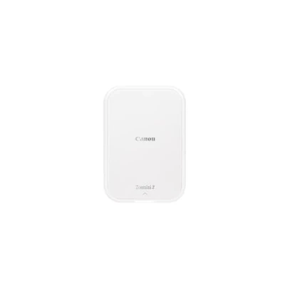 Abbildung von Canon Zoemini 2 Mini Fotodrucker 3 Monate Disney+ gratis mobil, tragbar, Printing KIT (Fotodruck 5x7,6 cm, für Smartphone + Tablet, Akku) perlweiß [+ 20er Zink Druck Set 10er Sticker]