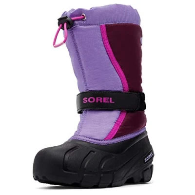 Abbildung von Sorel KIDS FLURRY Schneestiefel für Unisex Kinder, Lila (Purple Dahlia x Paisley Purple) Youth, 37 EU