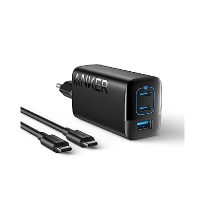 Abbildung von Anker USB C Ladegerät 67W, 335 Netzteil mit PIQ 3.0, 3 Port Schnellladegerät, Für iPhone 16/15/14/13/12 Serie, MacBook Pro, iPad, Galaxy, Pixel