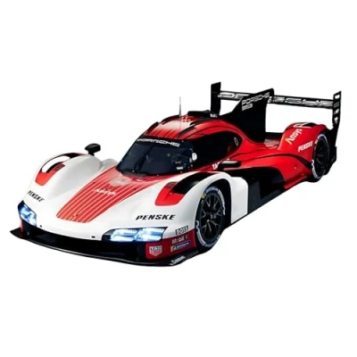 Abbildung von Bburago Porsche 963 Le Mans Realistisches Modellauto im Maßstab 1:43, Diecast Replik mit offizieller Lizenz, empfohlenes Alter 14+ Jahre