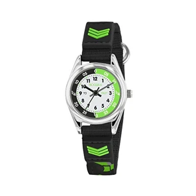 Abbildung von Tikkers TIME Teacher Uhr für Kinder, Größe: One Size, Green