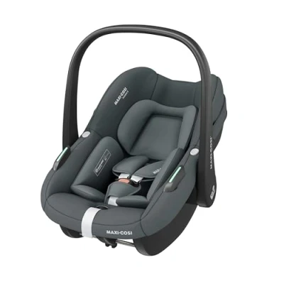 Abbildung von Maxi Cosi Pebble i Size, Babyschale, 015 Monate, 013 kg, 4083 cm, leichter Size Kindersitz, Click&amp;Go Installation, G CELL Seitenaufprallschutz, Sitzverkleinerer, Tonal Graphite