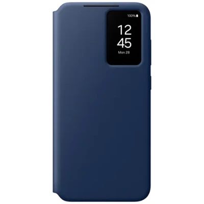 Abbildung von Samsung Smart View PC Book Hülle Blau Galaxy S24 FE