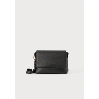 Abbildung von Bugatti Ella Schultertasche für Damen, Frauen Umhängetasche in Saffiano Art aus Kunstleder, schwarz