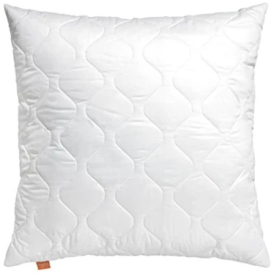 Abbildung von sleepling Komfort 100 Kopfkissen, Zierkissen, Sofakissen, 45 x cm, Ökotex, waschbar bis 60 Grad, Made in EU, Füllmengengarantie, Größengarantie, weiß
