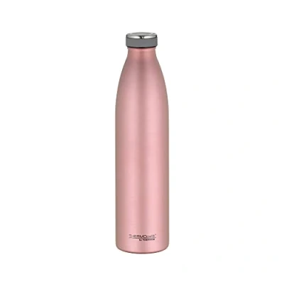 Abbildung von TC BOTTLE 1,00l, rose gold mat, Thermosflasche aus Edelstahl, 12 h heiß /24 kalt, absolut dicht für Schule, Büro, by THERMOS, direkt Edelstahl trinken, Wasserflasche kohlensäurefest,Trinkflasche