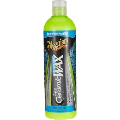 Abbildung von Meguiar&#039;s G200416EU Hybrid Ceramic Liquid Car Wax Keramikwachs Autopflege Autowachs mit Abperleffekt Keramik Versiegelung hält lange 473ml