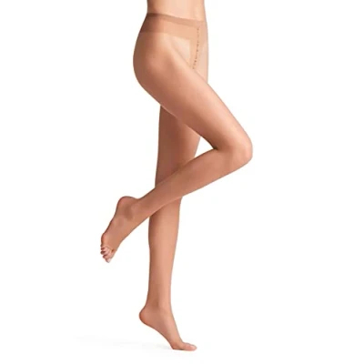 Abbildung von Falke Shelina Toeless 12 Denier Ultratransparent Shiny Strumpfhose, Damen, Größe: S/M, Powder