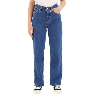 Abbildung von Levi&#039;s Ribcage Straight Ankle Jeans Leg, Damen, Größe: 27x27, Cool as a pickle