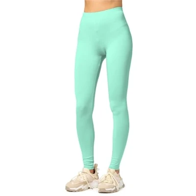 Abbildung von Merry Style Damen Lange Leggings aus Viskose MS10 143 (Minze, M)