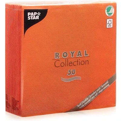 Abbildung von Papstar, 50 Servietten &quot;ROYAL Collection&quot; 1/4 Falz 40 cm x nektarine, #84813