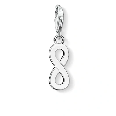 Abbildung von Thomas Sabo Damen Charm Anhänger Unendlichkeit Infinity Club 925 Sterling Silber 1134 001 12