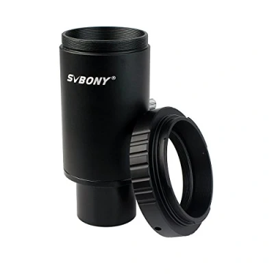 Abbildung von Svbony Teleskop Kamera Adapter 1,25&quot;,M42 Projektionsadapter,Aluminium T2 T Mount Kompatibel mit Canon