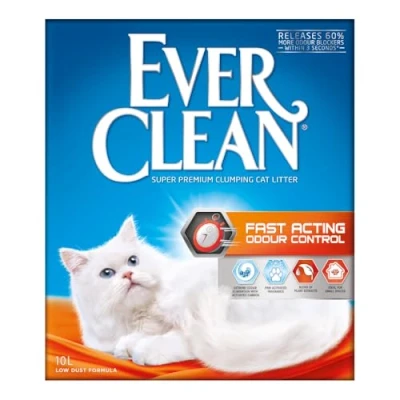 Abbildung von Ever Clean Katzenstreu mit schnellwirkender Geruchsbekämpfung, 10 Liter, Duftstoffen
