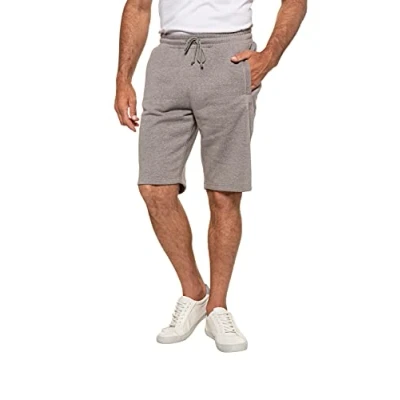 Abbildung von JP 1880 Herren Sweat bermuda Bermudas, Grau Melange, 5XL EU