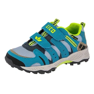 Abbildung von Lico Unisex Kinder Fremont V Trekking &amp; Wanderhalbschuhe, Grau Blau Lemon, 26 EU
