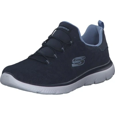 Abbildung von Skechers Damen Summits Good Taste Sneaker, Blau Marineblau Aqua, 37 EU