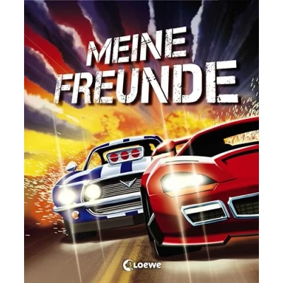 Abbildung von Meine Freunde (Rennautos): Freundebuch, Eintragbuch, Poesiealbum für Kinder ab 6 Jahre (Eintragbücher)