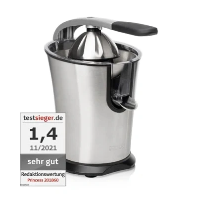 Abbildung von Princess Master Juicer Pro Edelstahl Presskegel Rostfreier 201860 Silber