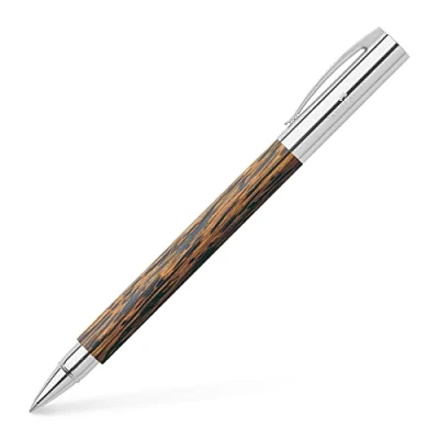 Abbildung von Faber Castell 148120 Tintenroller AMBITION Cocos, Metallspitze: 0,7 mm, inklusive Geschenkverpackung
