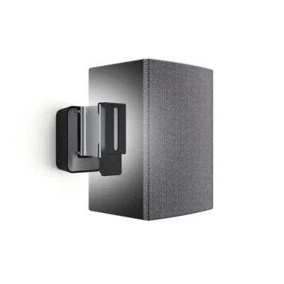 Abbildung von Vogel&#039;s Sound 3200 Universelle Lautsprecher Wandhalterung, Max. 5kg, Neigbar 30/+30, Schwenkbar bis zu 70 (Links/rechts), Schwarz, 1 Halterung