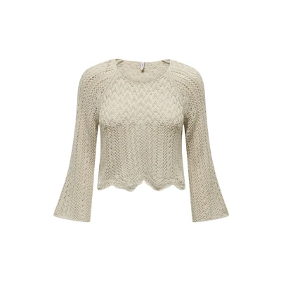 Abbildung von ONLY Onlnola Strickpullover, Damen, Größe: Small, Feather gray