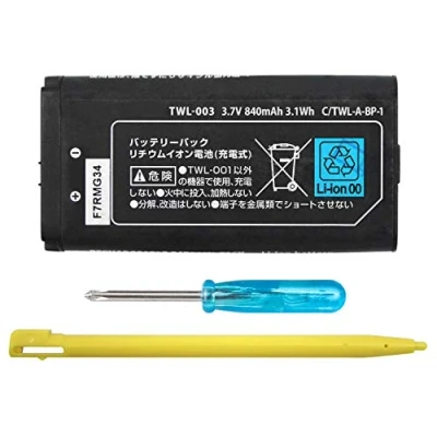 Abbildung von OSTENT 840mAh Rechargeable Lithium ion Battery + Tool Pen Pack Kit for Nintendo DSi NDSi